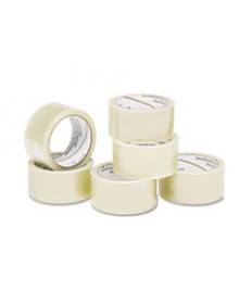 7510015796871 SKILCRAFT ECONOMY PACKAGE SEALING TAPE, 3" CORE, 2" X 55 YDS, CLEAR, 6/PACK