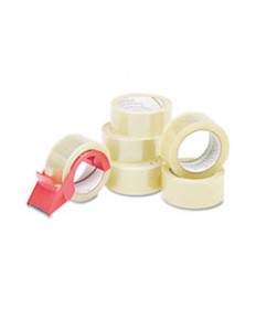 7510015796873 SKILCRAFT COMMERCIAL PACKAGE SEALING TAPE WITH HANDHELD DISPENSER, 3" CORE, 2" X 55 YDS, CLEAR, 6/PACK