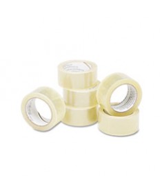 7510015796874 SKILCRAFT COMMERCIAL PACKAGE SEALING TAPE, 3" CORE, 2" X 55 YDS, CLEAR, 6/PACK
