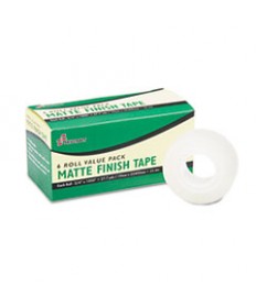 7510015806226 SKILCRAFT OFFICE TAPE MATTE FINISH, 1" CORE, 0.75" X 83.33 FT, CLEAR, 6/PACK