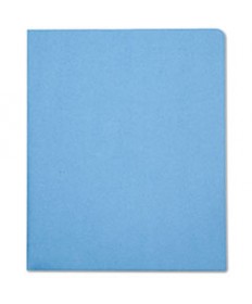 7510005842490 SKILCRAFT DOUBLE POCKET PORTFOLIO, LETTER SIZE, LIGHT BLUE, 25/BOX