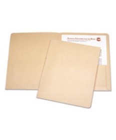 7510005842492 SKILCRAFT DOUBLE POCKET PORTFOLIO, LETTER SIZE, TAN, 25/BOX