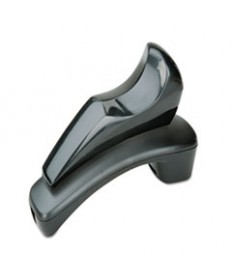 7520015923859, CURVED SHAPE TELEPHONE SHOULDER REST, 2 X 2-1/2 X 7, BLACK