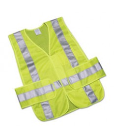 8415015984875, SKILCRAFT, SAFETY VEST-CLASS 2 ANSI 107 2010 COMPLIANT, LIME/SILVER, ONE SIZE