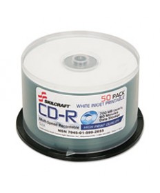7045015992655, CD-R DISC, 700MB/80MIN, 52X, PRINTABLE, SPINDLE, 50/PACK