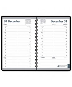 7530016007589 SKILCRAFT Daily Appointment Planner, 8 x 5, White/Blue, 2020