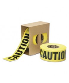 9905016134243, SKILCRAFT, CAUTION BARRICADE TAPE, 3 MIL THICK, 3" W X 1,000 FT, ROLL