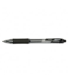 7520016473137 SKILCRAFT RETRACTABLE GEL PEN, 1MM, BLACK INK, CLEAR/BLACK BARREL, DOZEN