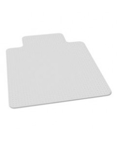 7220016568328, SKILCRAFT BIOBASED CHAIR MAT FOR LOW/MEDIUM PILE CARPET, 45 X 53, 25 X 12 LIP, CLEAR