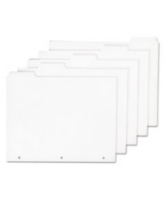 7530009594441 SKILCRAFT TABBED INDEX SHEET SETS, 5-TAB, 11 X 8.5, WHITE, 20 SETS