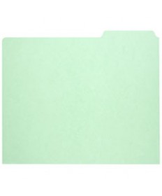 7530009886515 SKILCRAFT FILE GUIDE CARD, 3-TAB, 11.75 X 10, LIGHT GREEN, 1 SET