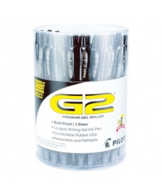 G2 Premium Gel Pen Convenience Pack, Retractable, Bold 1 mm, Black Ink, Smoke Barrel, 36/Pack