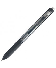 INKJOY RETRACTABLE GEL PEN, MEDIUM 0.7MM, BLACK INK/BARREL, DOZEN