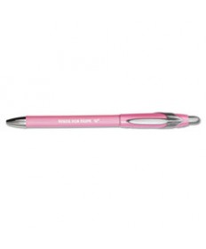 FLEXGRIP ELITE WRITE FOR HOPE RETRACTABLE BALLPOINT PEN, 1MM, BLACK INK/PACK BARREL, DOZEN