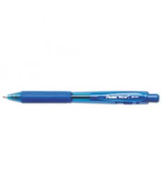 WOW! RETRACTABLE BALLPOINT PEN, MEDIUM 1 MM, BLUE INK/BARREL, DOZEN