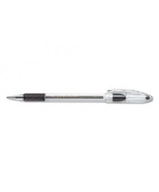 R.S.V.P. STICK BALLPOINT PEN, MEDIUM 1MM, BLACK INK, TRANSLUCENT BARREL, DOZEN