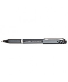 ENERGEL NV STICK GEL PEN, 1 MM METAL TIP, BLACK INK/BARREL, DOZEN