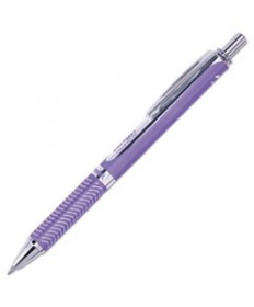 ENERGEL ALLOY RT RETRACTABLE GEL PEN, MEDIUM 0.7MM, VIOLET INK, VIOLET BARREL