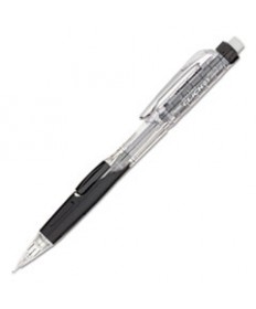 TWIST-ERASE CLICK MECHANICAL PENCIL, 0.5 MM, HB (#2.5), BLACK LEAD, BLACK BARREL