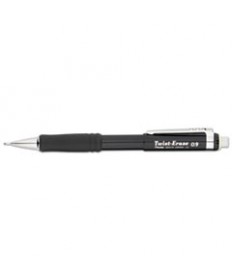 TWIST-ERASE III MECHANICAL PENCIL, 0.9 MM, HB (#2.5), BLACK LEAD, BLACK BARREL