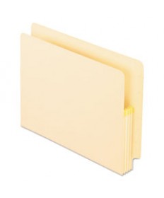 Manila Drop Front Shelf File Pockets, 25 Pockets, Straight Cut, Letter, Manila