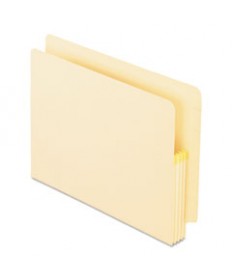 MANILA DROP FRONT SHELF FILE POCKETS, 3.5" EXPANSION, LETTER SIZE, MANILA, 25/BOX