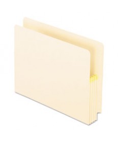 CONVERTIBLE END TAB FILE POCKETS, 3.5" EXPANSION, LETTER SIZE, MANILA, 25/BOX