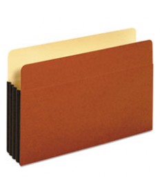 FILE POCKET W/ TYVEK, 3.5" EXPANSION, LEGAL SIZE, REDROPE, 10/BOX