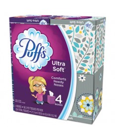 ULTRA SOFT FACIAL TISSUE, 2-PLY, WHITE, 56 SHEETS/BOX, 4 BOXES/PACK, 6 PACKS/CARTON