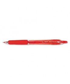 PRECISE GEL BEGREEN RETRACTABLE GEL PEN, FINE 0.7MM, RED INK/BARREL, DOZEN