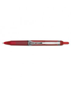 PRECISE V5RT RETRACTABLE ROLLER BALL PEN, EXTRA-FINE 0.5MM, RED INK, RED BARREL