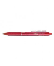 FRIXION CLICKER ERASABLE RETRACTABLE GEL PEN, FINE 0.7 MM, RED INK, RED BARREL