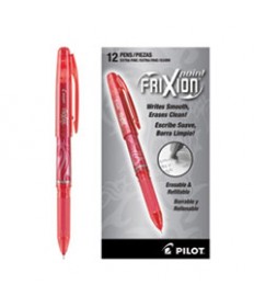 FRIXION POINT ERASABLE STICK GEL PEN, EXTRA-FINE 0.5MM, RED INK, RED BARREL