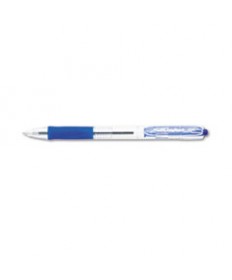 EASYTOUCH RETRACTABLE BALLPOINT PEN, FINE 0.7MM, BLUE INK, CLEAR BARREL, DOZEN