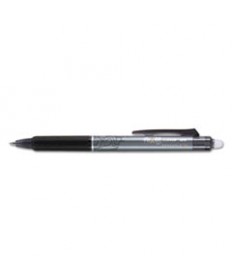 FRIXION CLICKER ERASABLE RETRACTABLE GEL PEN, 0.5 MM, BLACK INK/BARREL, DOZEN