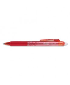 FRIXION CLICKER ERASABLE RETRACTABLE GEL PEN, 0.5 MM, RED INK/BARREL, DOZEN