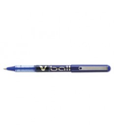 VBALL LIQUID INK STICK ROLLER BALL PEN, FINE 0.7MM, BLUE INK/BARREL, DOZEN