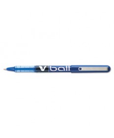 VBALL LIQUID INK STICK ROLLER BALL PEN, 0.5MM, BLUE INK/BARREL, DOZEN