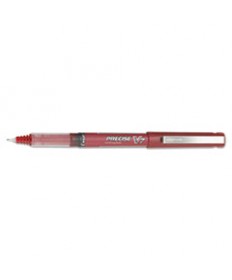 PRECISE V7 STICK ROLLER BALL PEN, FINE 0.7MM, RED INK/BARREL, DOZEN