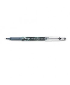 PRECISE P-500 STICK GEL PEN, EXTRA-FINE 0.5MM, BLACK INK/BARREL, DOZEN