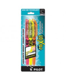 FRIXION LIGHT ERASABLE HIGHLIGHTER, CHISEL TIP, ASSORTED COLORS, 3/PACK