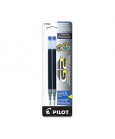 REFILL FOR PILOT GEL PENS, FINE POINT, BLUE INK, 2/PACK