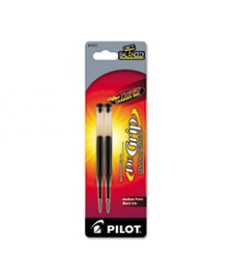 REFILL FOR PILOT DR. GRIP CENTER OF GRAVITY PENS, MEDIUM POINT, BLACK INK, 2/PACK