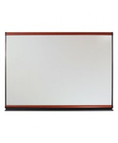 PRESTIGE EURO-STYLE EMBOSSED FOAM BULLETIN BOARD, 72 X 48, BLACK/ALUMINUM FRAME