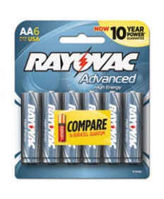 HIGH ENERGY PREMIUM ALKALINE AA BATTERIES, 4/PACK