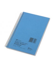 SINGLE-SUBJECT WIREBOUND NOTEBOOKS, 1 SUBJECT, MEDIUM/COLLEGE RULE, BLUE COVER, 7.75 X 5, 80 SHEETS