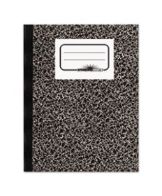 COMPOSITION BOOK, WIDE/LEGAL RULE, BLACK MARBLE COVER, 10 X 7.88, 80 SHEETS