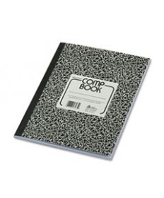 COMPOSITION BOOK, 5 SQ/IN QUADRILLE RULE, BLACK MARBLE COVER, 10 X 7.88, 80 SHEETS