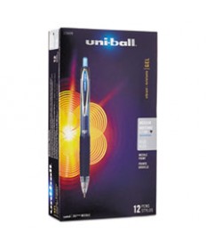 Signo 207 Roller Ball Retractable Gel Pen, Blue Ink, Medium, Dozen
