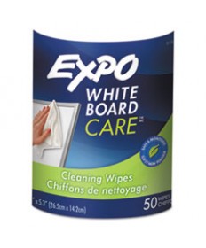 Dry-Erase Board-Cleaning Wet Wipes, 6 X 9, 50/container